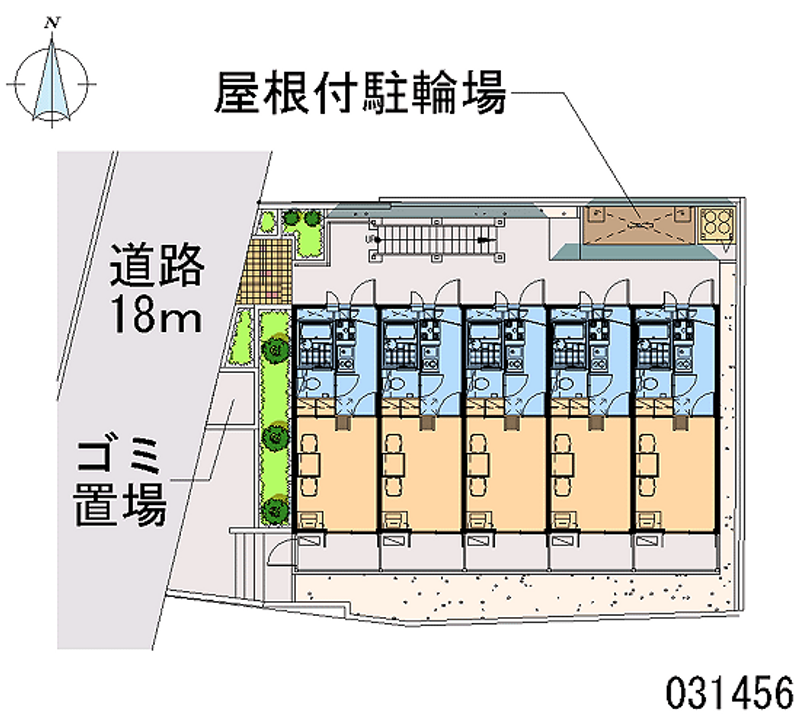 レオパレスベイサイド横濱 区画図
