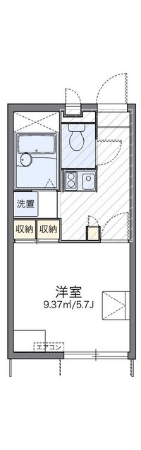 レオパレス南小路 間取り図