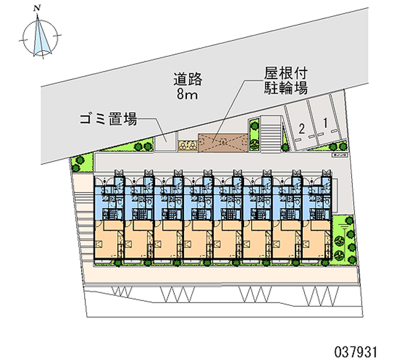 レオパレス日向坂 月極駐車場