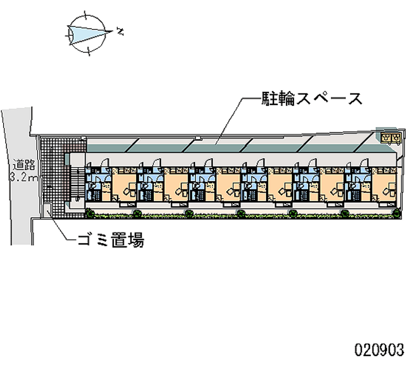 レオパレスＲｅｌｏａｄ 区画図