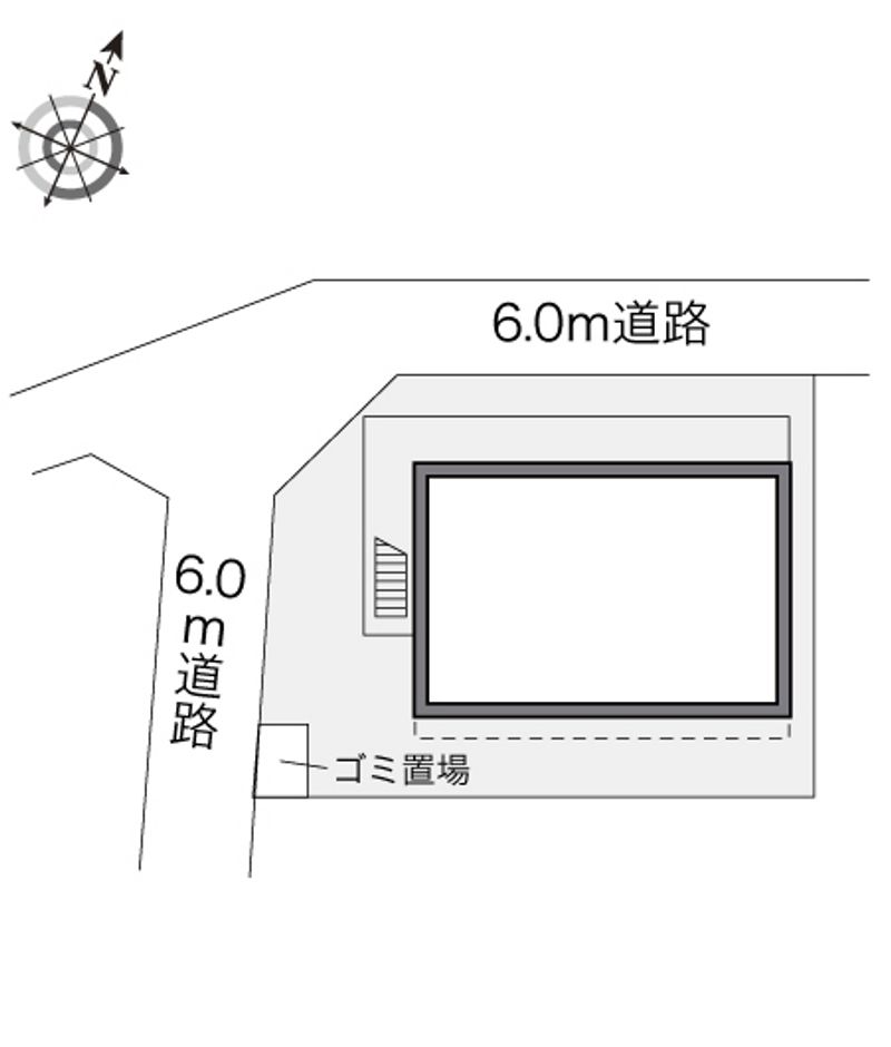 レオパレスアビィロード烏山 配置図