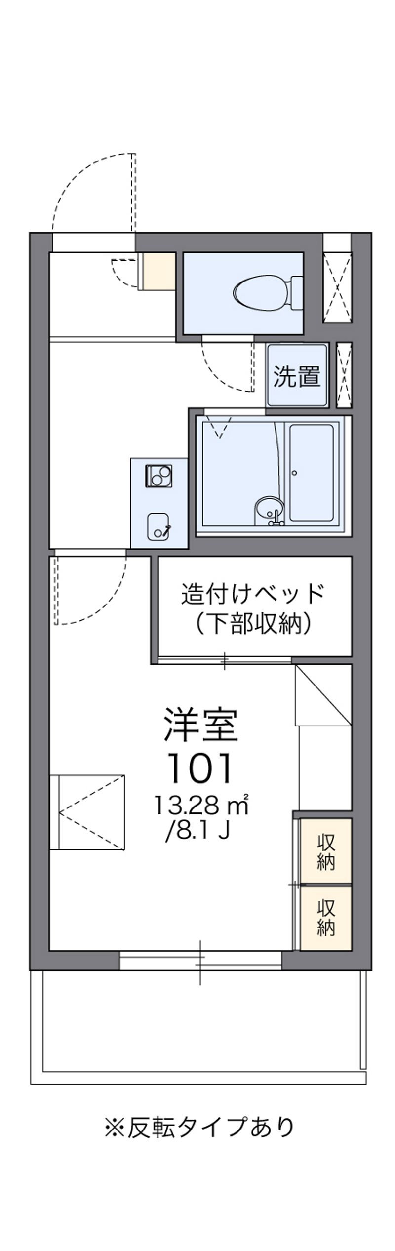 レオパレスエトワール 間取図