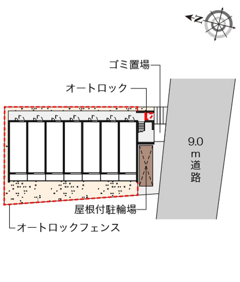 クレイノホクレレ　エルア 配置図