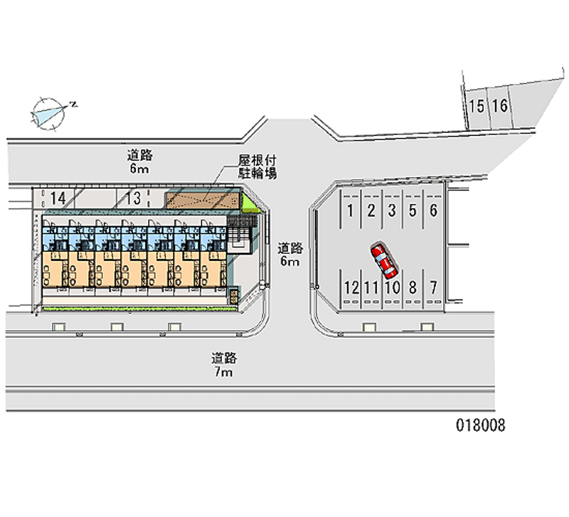 18008 Monthly parking lot