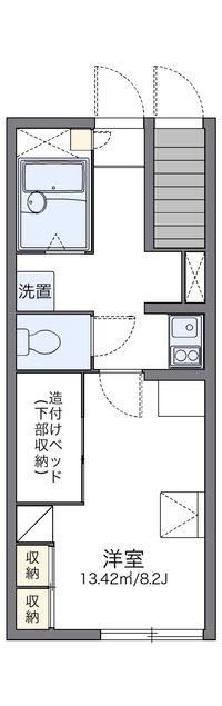 レオパレスなみうち 間取り図