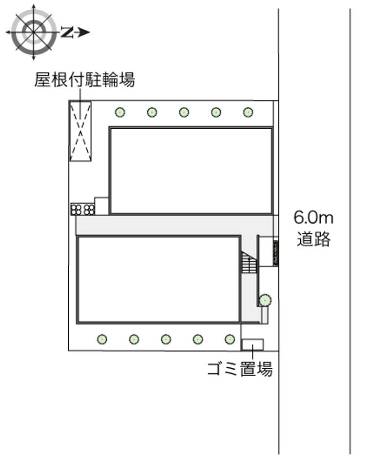 レオパレスティック　ヒル 配置図