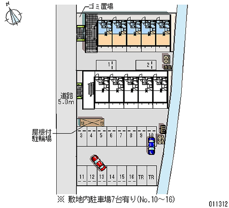 11312 Monthly parking lot