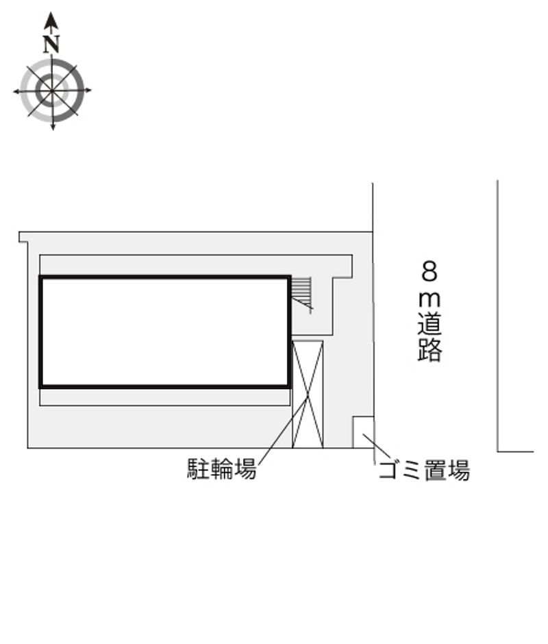 レオパレス明光 配置図