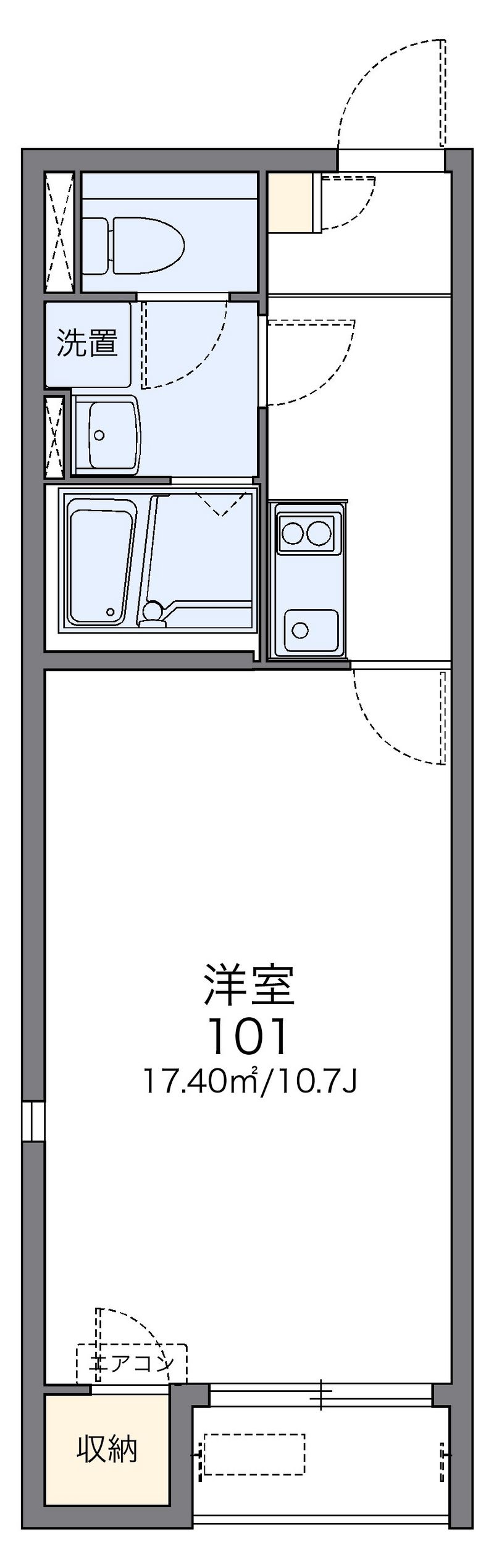 レオネクストルミエールⅡ 間取図