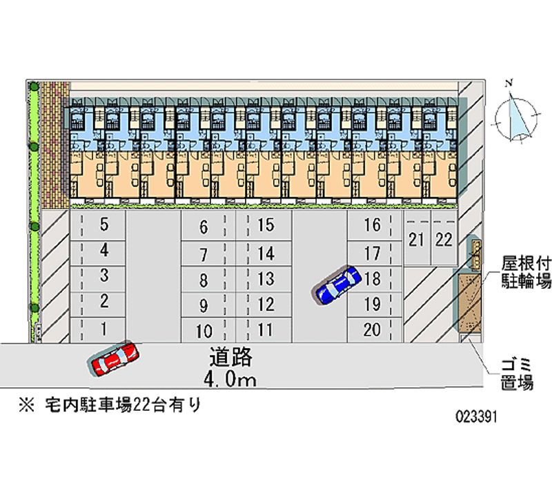 23391 Monthly parking lot