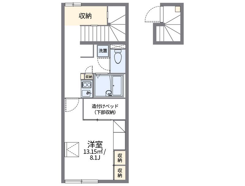 レオパレス旭２ 間取図
