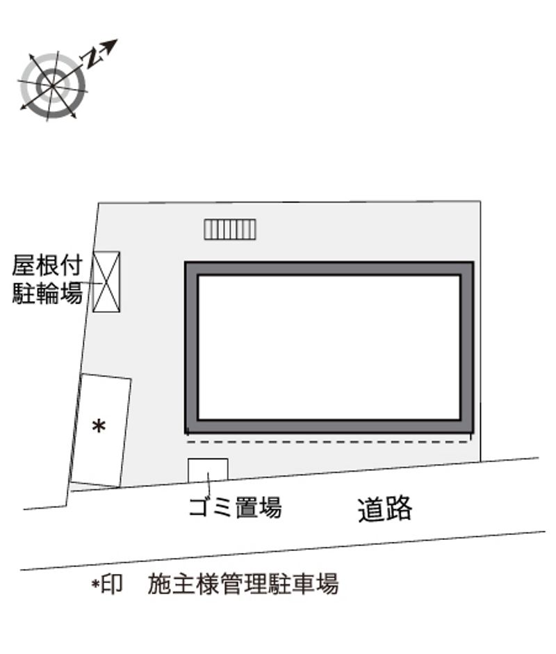 レオパレス湘南ヒルズ 配置図