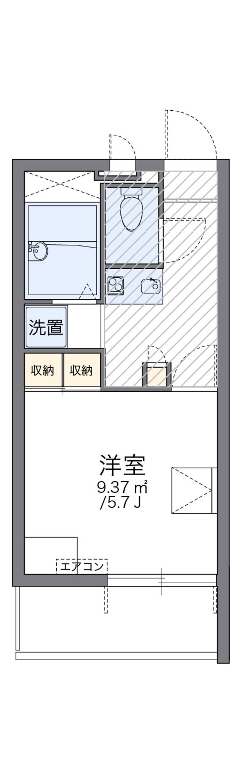 レオパレスＫ　ＡＯＹＡＭＡ 間取図