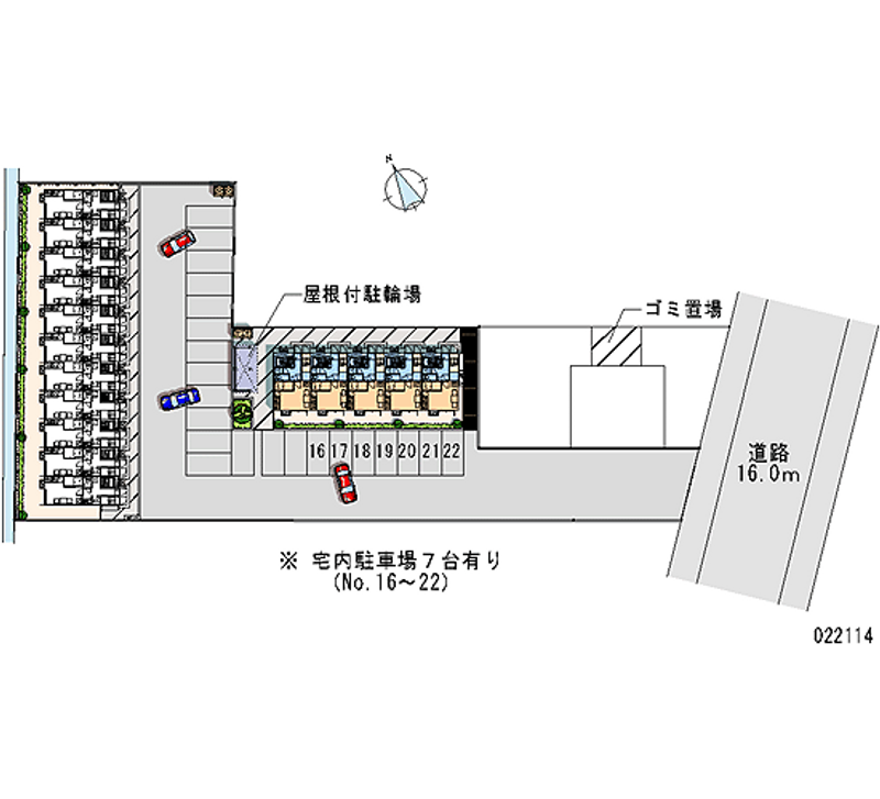 22114 bãi đậu xe hàng tháng