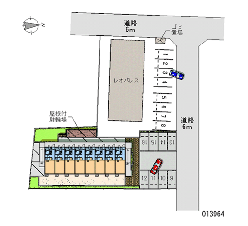 13964 Monthly parking lot