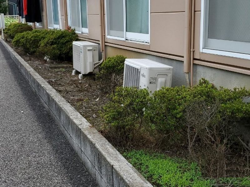レオパレスイーストサイドパレス 庭