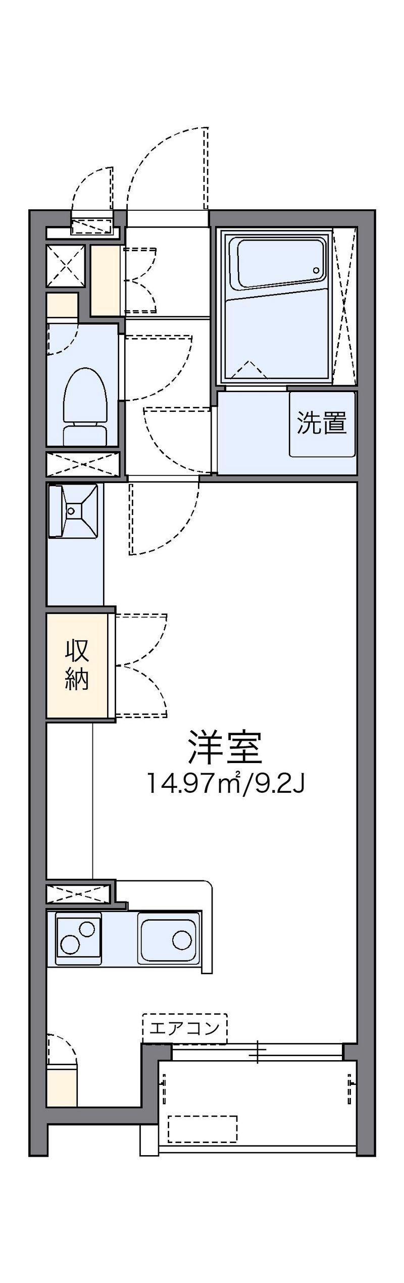 レオネクストさくらい 間取図