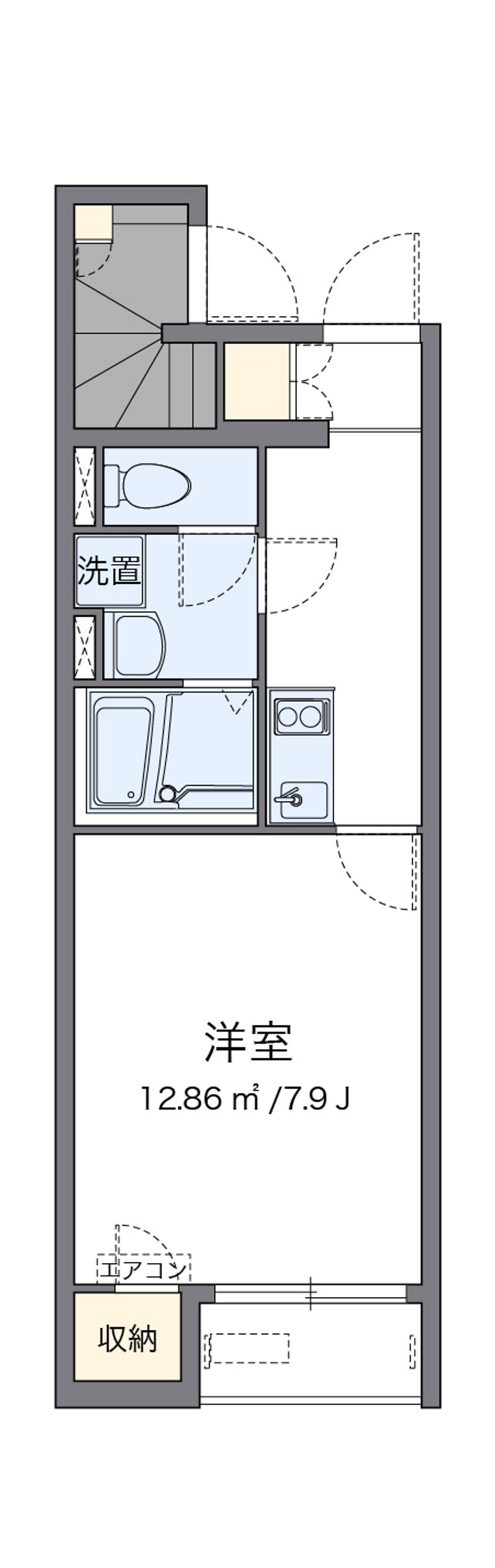 クレイノ柊 間取図