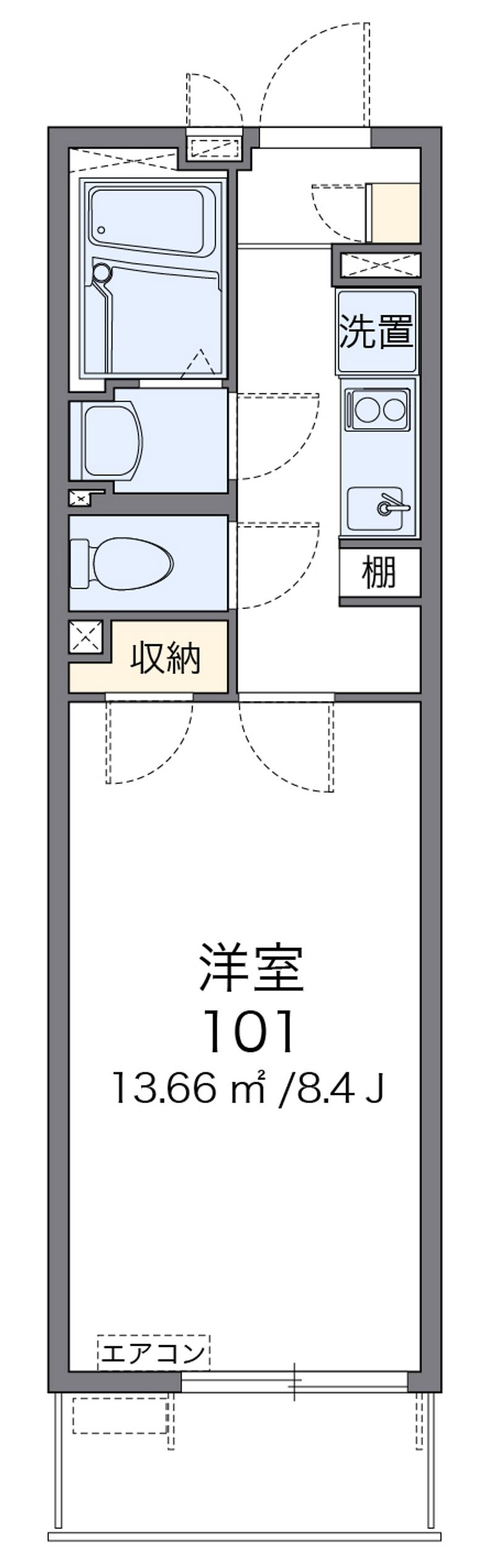 クレイノプレシャス　ＳＲＫ 間取図