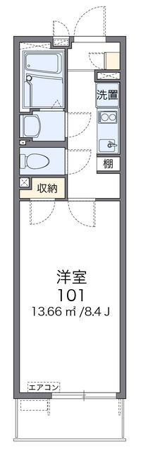 クレイノプレシャス　ＳＲＫ 間取り図