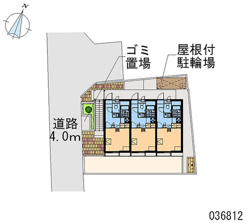 レオパレスシャトーレ　雅 区画図