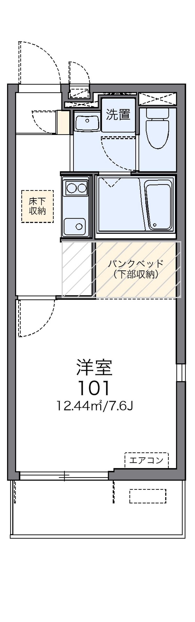 レオネクストジーシン 間取図