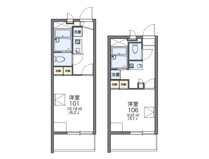 レオパレスプロミネンス 間取図