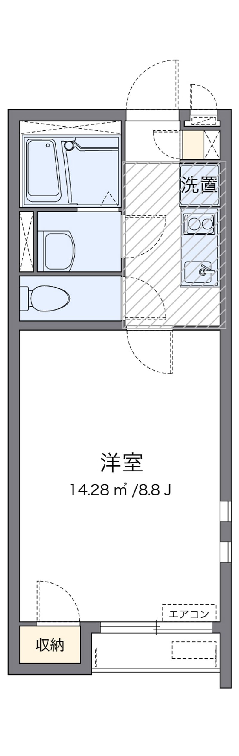 クレイノ蔵 間取図