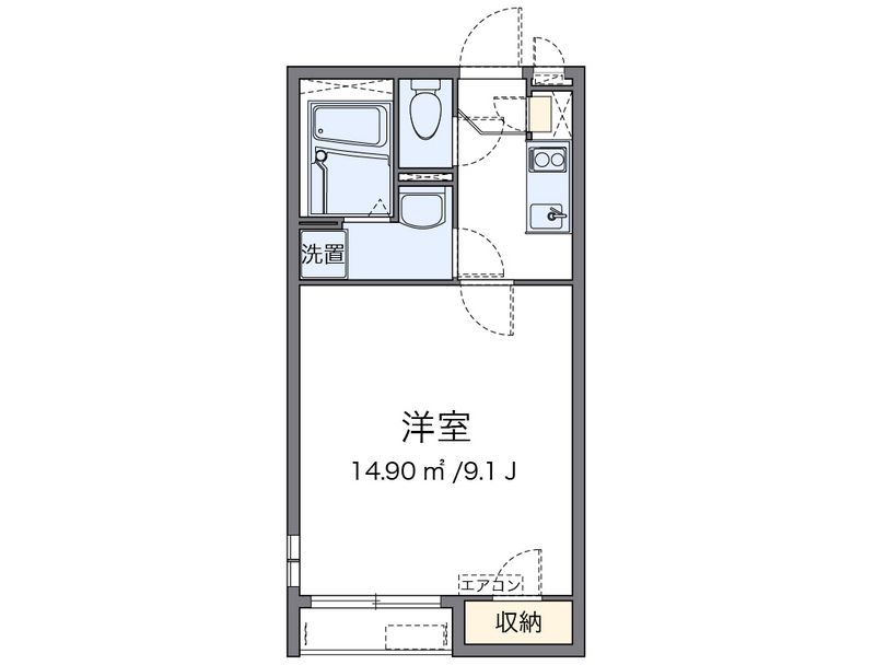 クレイノゾンネンブルーメ川越 間取図