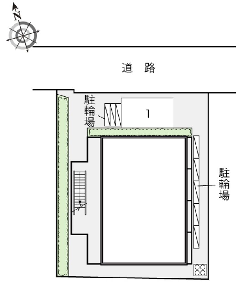 レオパレスブルーバリー 配置図