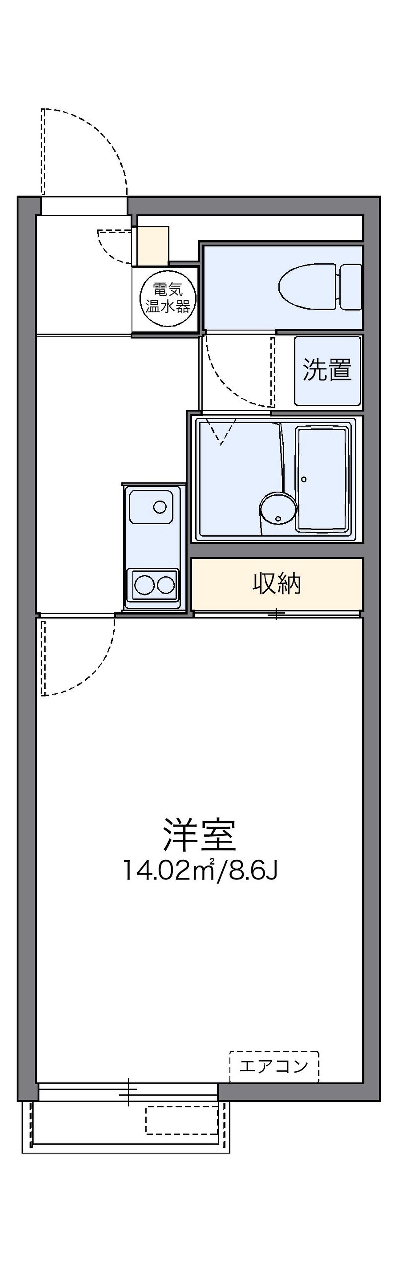 LEONEXT Ichimiyake Floor plan