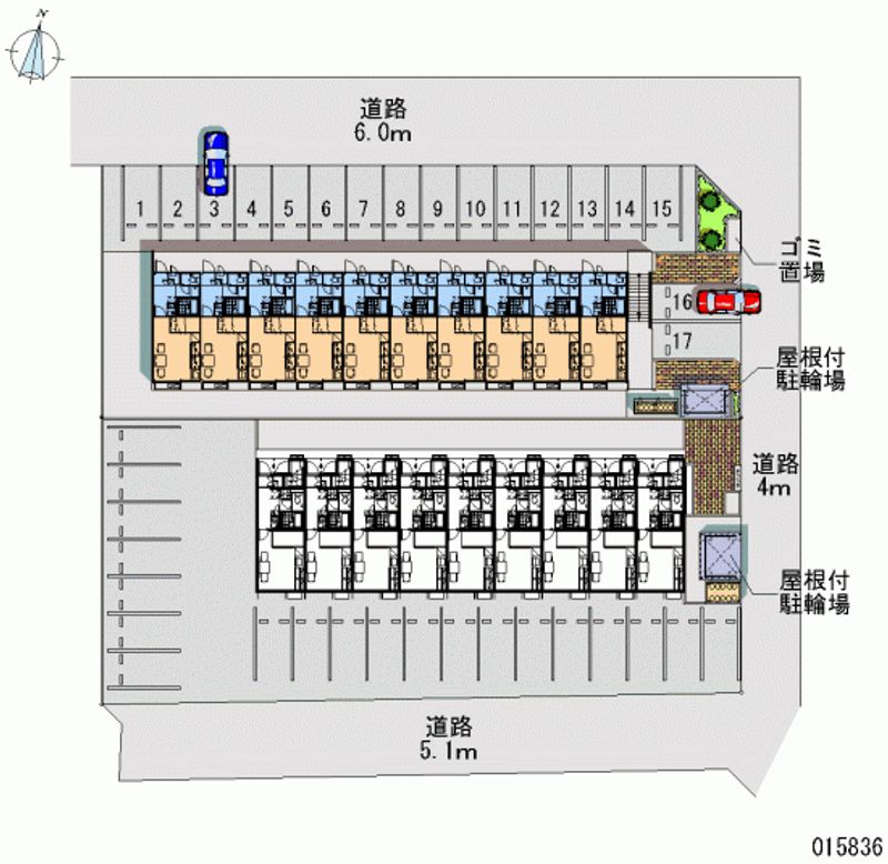 レオパレス萩野Ｋ．Ｓ．Ｔ．Ｍ 月極駐車場