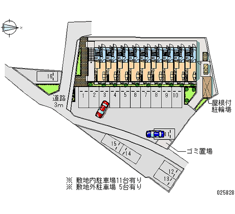 25828月租停车场