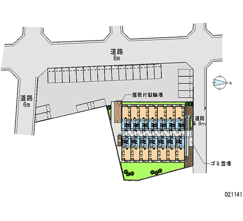 レオパレス秀 区画図