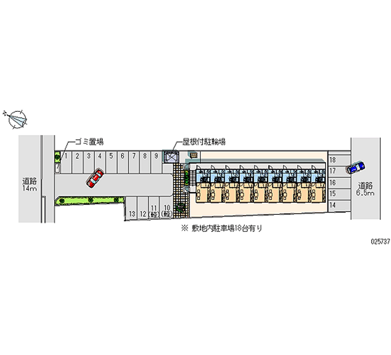 25737月租停车场