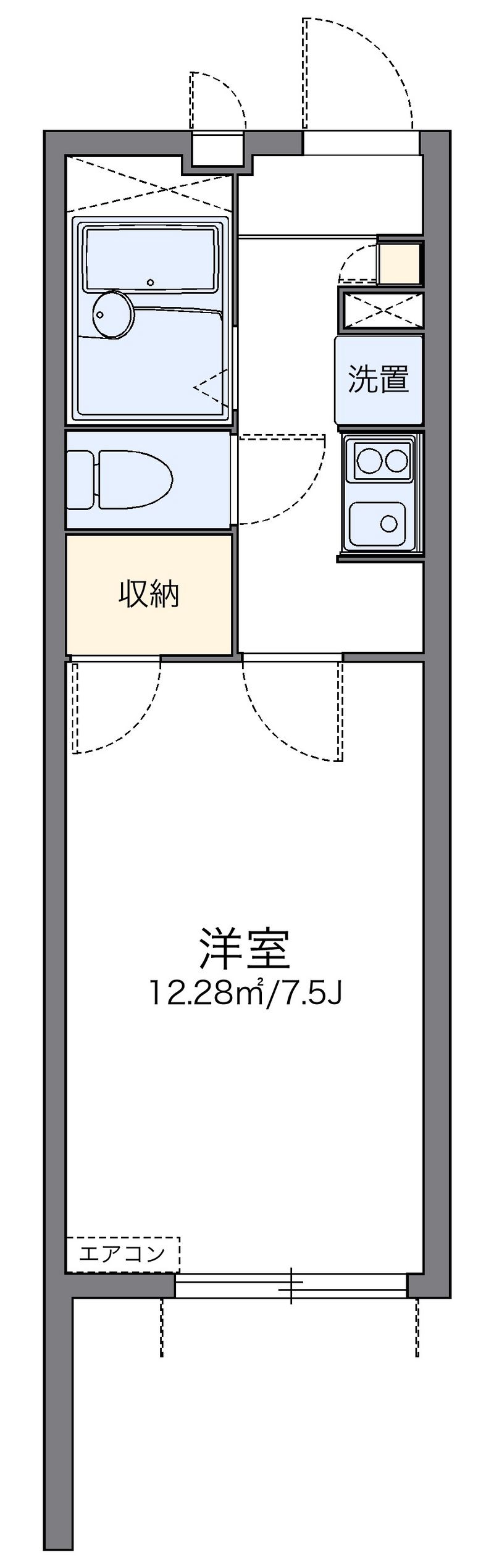 レオパレスＫｏｓｕｃａ　０９ 間取図