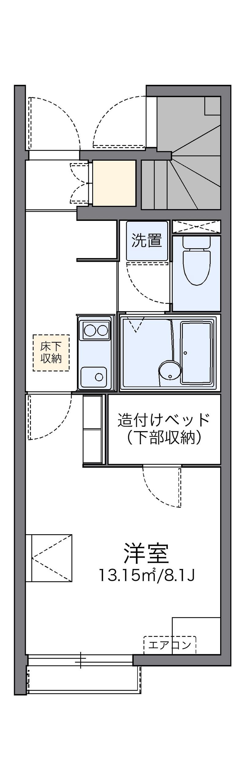 レオネクストサーフサイド海誠 間取図