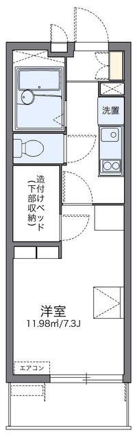 レオパレスセレノ 間取り図