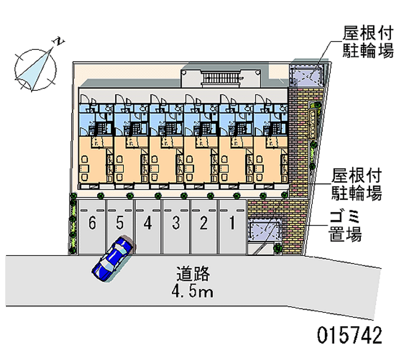 15742 bãi đậu xe hàng tháng