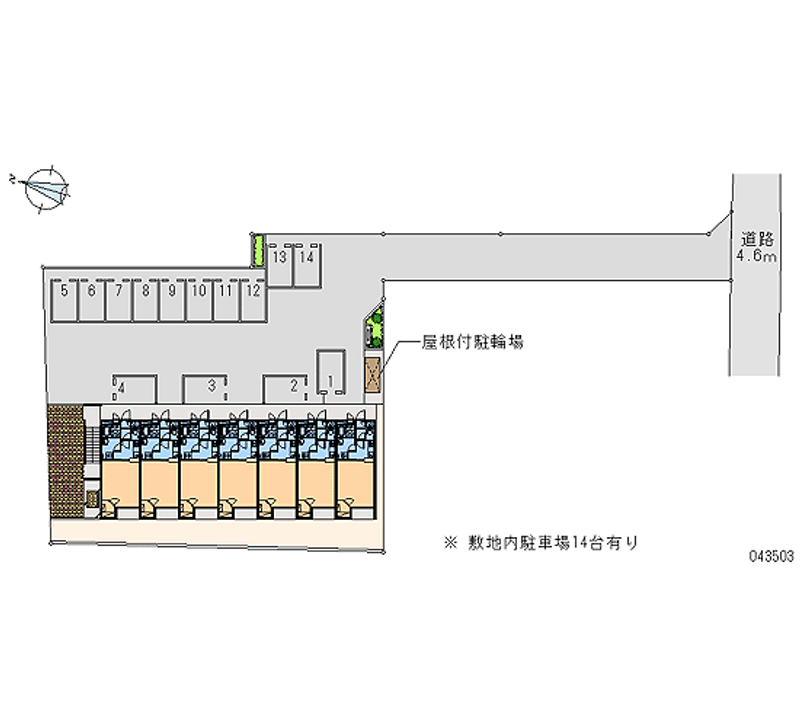 レオネクストプッチーニ 月極駐車場