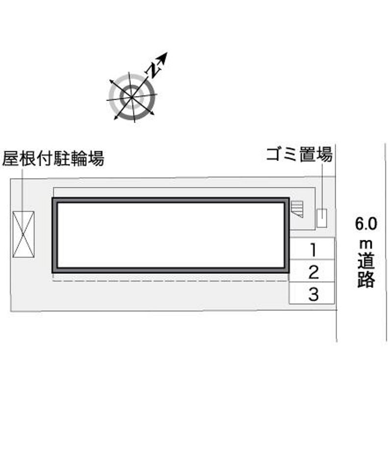 レオパレス津島町 配置図