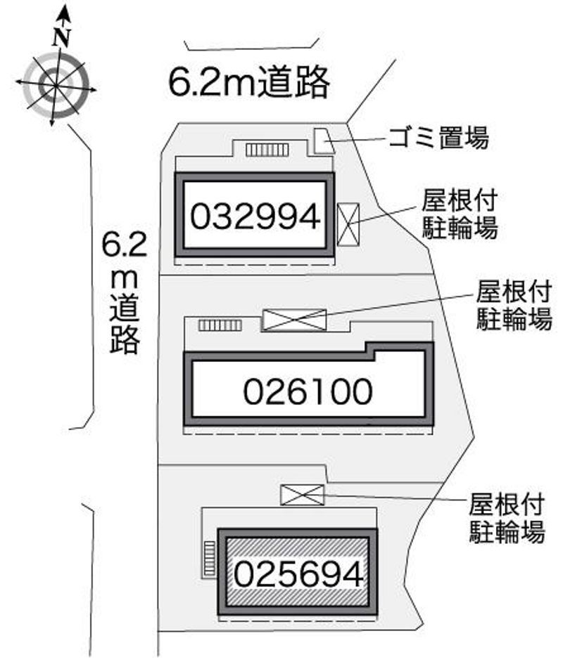 レオパレスＡＳＥＢＡⅠ 配置図