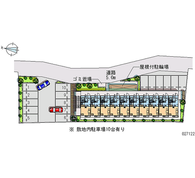 27122 Monthly parking lot