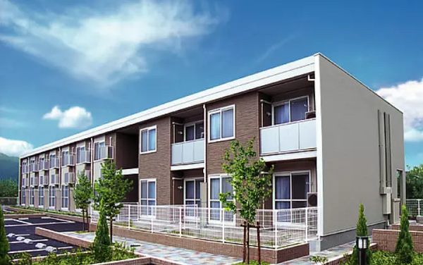 1つの建物の中にワンルームと2DK（ファミリータイプ）を併設した混合タイプ