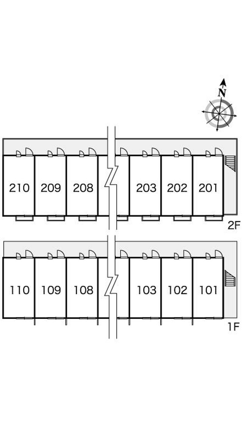 レオパレスＴＡＫＡＫＩ 間取配置図