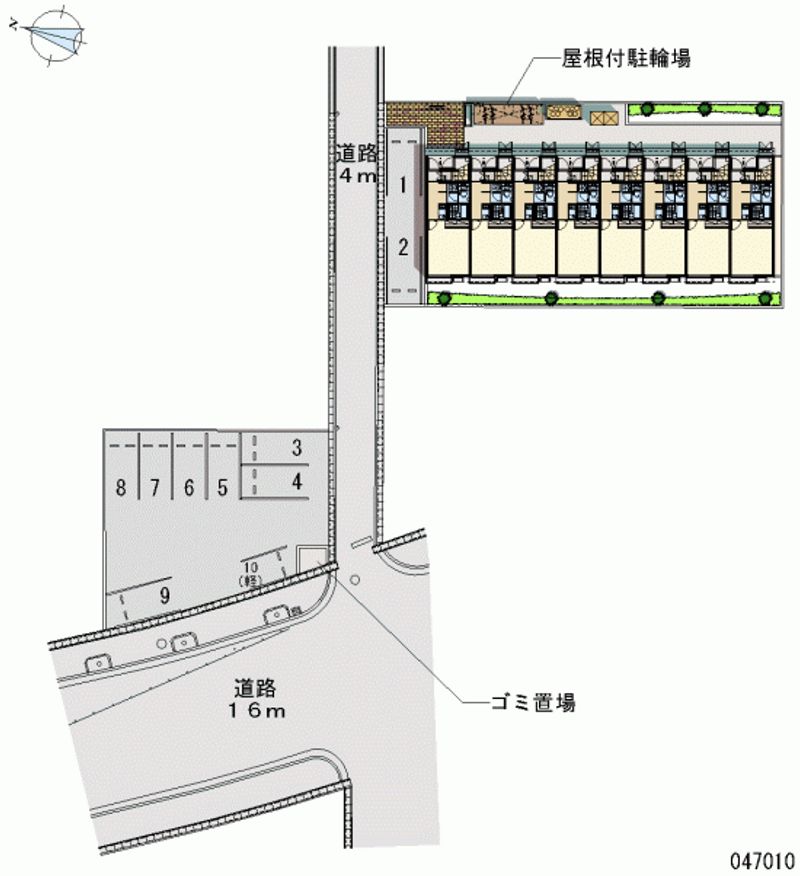 47010 Monthly parking lot