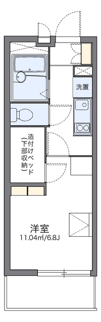 レオパレス英 間取り図