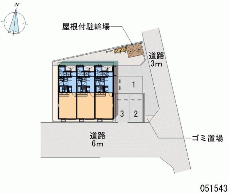 レオネクスト延珠北 月極駐車場