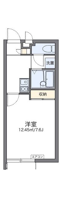 レオパレス小南上原 間取り図