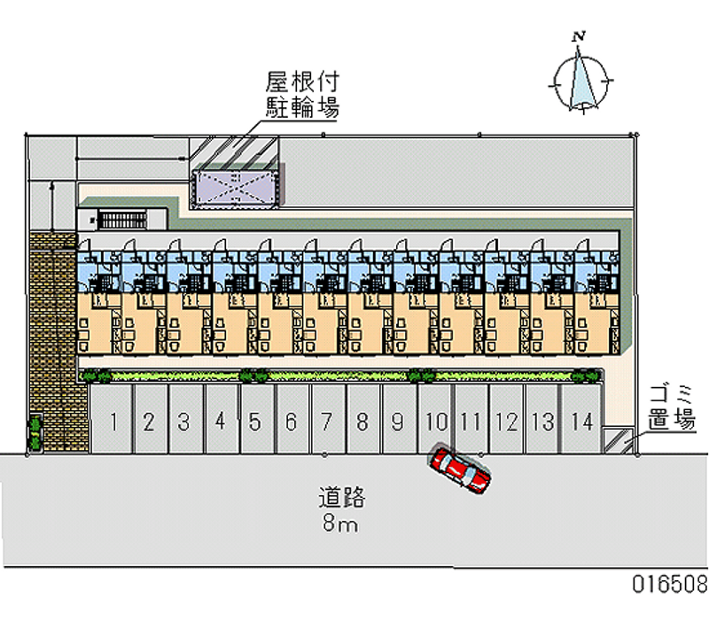 16508月租停車場